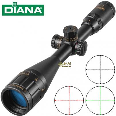 戴安娜DIANA 6-24X50带灯金属丝霍克分化高清高抗震瞄准镜