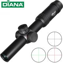 戴安娜DIANA 1-5X24十字广角速瞄超清高清抗震霍克分化瞄准镜