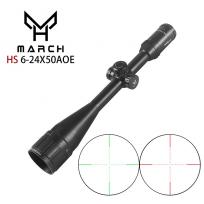 MARCH/进军HS6-24X50十字可调节防水高清抗震瞄准镜