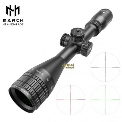 MARCH进军HT4-16*44AOE带红绿灯新款防水抗震光学瞄准镜