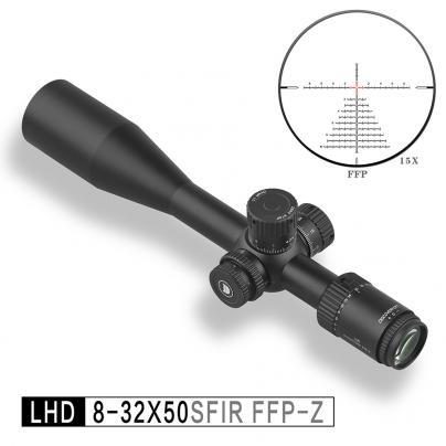 DISCOVERY发现者LHD 8-32X50SFIR FFP-Z前置高抗震ZERO STOP调节钮高清瞄准镜