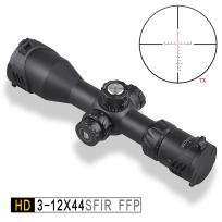 DISCOVERY发现者 HD 3-12X44SFIR 短款前置抗震高清光学瞄准镜