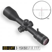 发现者ED-LHT 3-15X50SFIR FFP高清高抗震瞄准镜