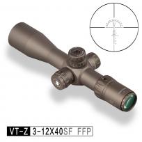 发现者VT-Z 3-12X40SF FFP短款前置高清高抗震光学瞄准镜