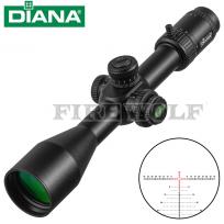 戴安娜DIANA 3-18X50FFP前置广角薄壁带锁红绿光十字镜瞄准瞄准镜