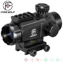 FIRE WOLF1X35大幅度调节四变点瞄准镜全金属瞄准器瞄准镜