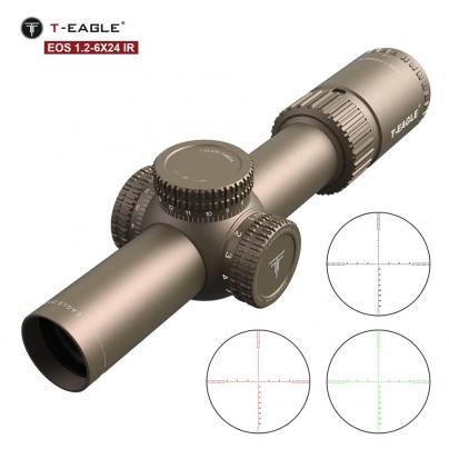 T-EAGLE突鹰EOS1.2-6x24高抗震防水充氮薄壁速瞄光学瞄准镜