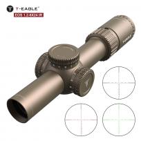 T-EAGLE突鹰EOS1.2-6x24高抗震防水充氮薄壁速瞄光学瞄准镜