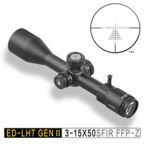 DISCOVERY发现者ED-LHT GEN2 3-15X50SFIR FFP-Z 前置直调高清抗震瞄准镜