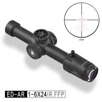DISCOVERY发现者ED-AR 1-6X24IR FFP前置风偏分化高清光学瞄准镜