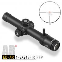 DISCOVERY发现者ED-AR 1-8X24FFP前置分化高清光学望远镜瞄准镜 