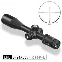 DISCOVERY发现者LHD 6-24X50SFIR FFP-L前置拉锁数字MOA分化瞄准镜