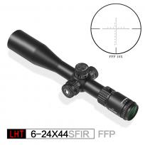 发现者LHT6-24X44SFIR轻量化一体管短前置拉伸锁定瞄准镜